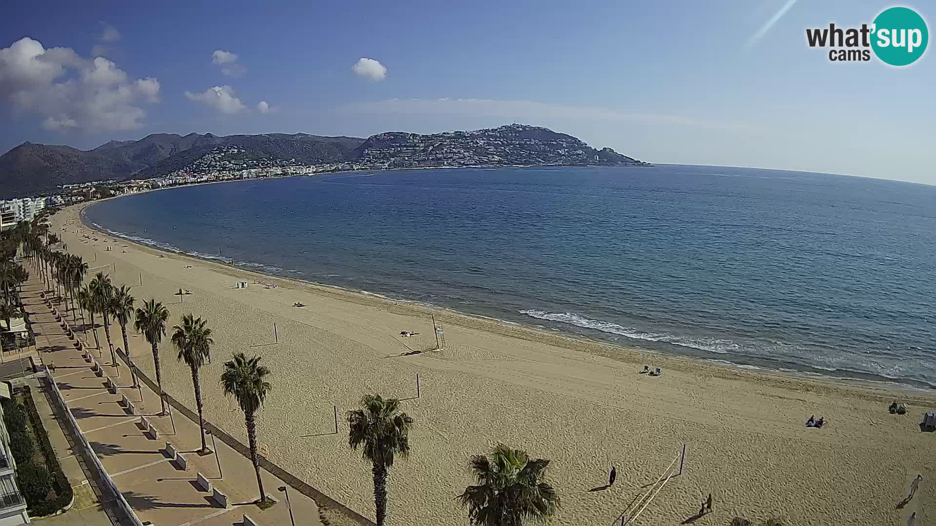 Live cam Roses  – Costa Brava spiaggia – Hotel MonteCarlo