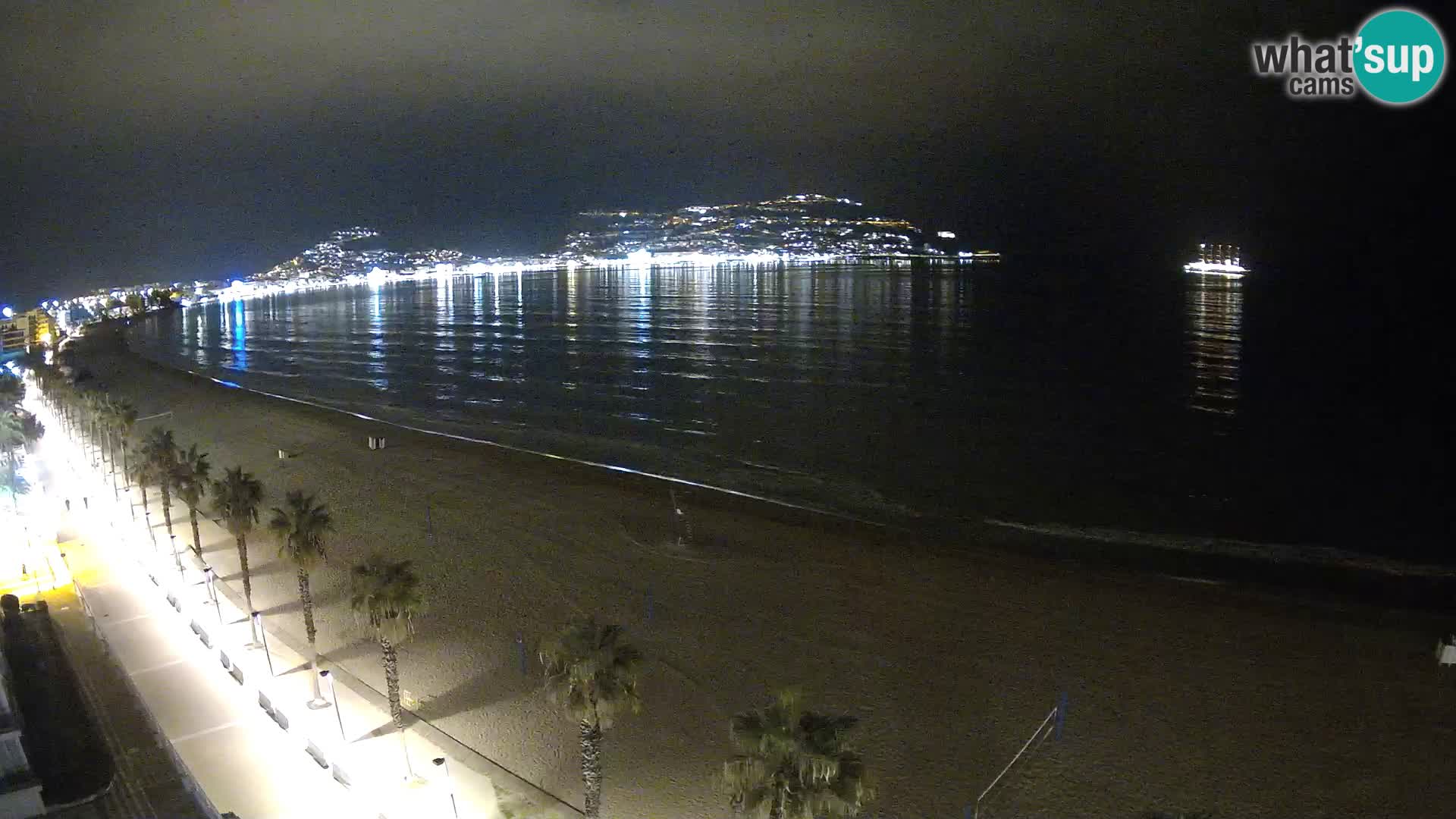 Webcam Costa Brava Roses Strand – Montecarlo Hotel livecam Spanien