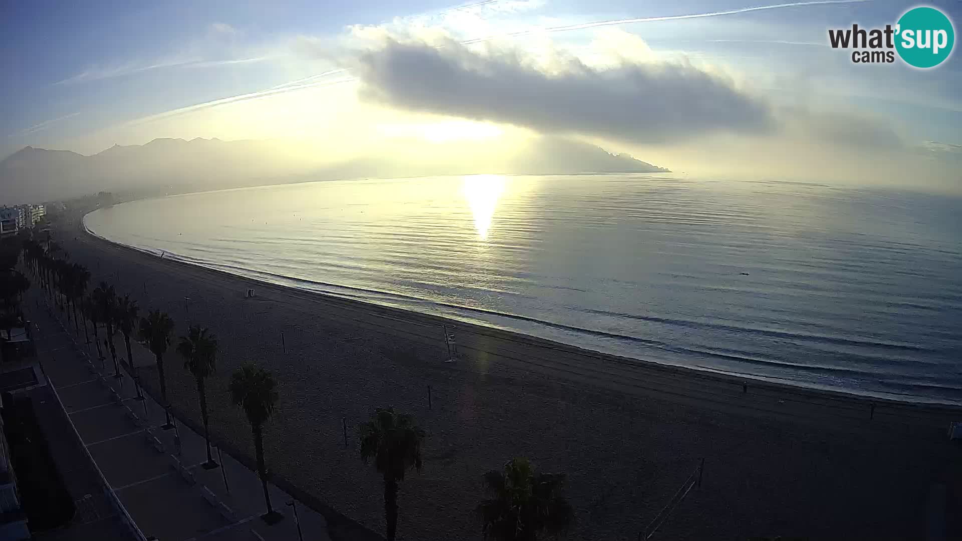 LIVEcam Roses plage Costa Brava – Hotel Montecarlo webcam Espagne
