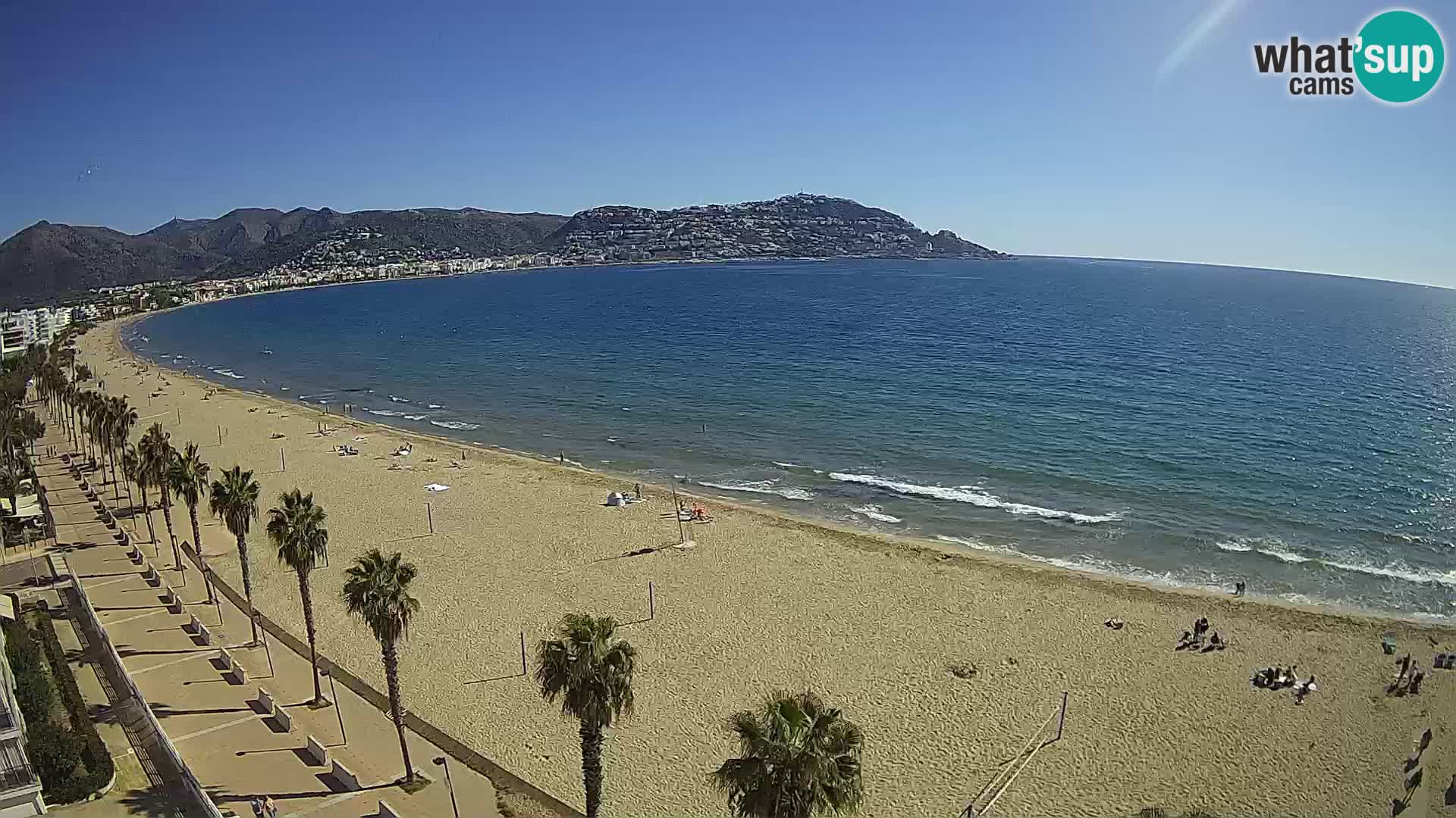Webcam Costa Brava Roses Strand – Montecarlo Hotel livecam Spanien
