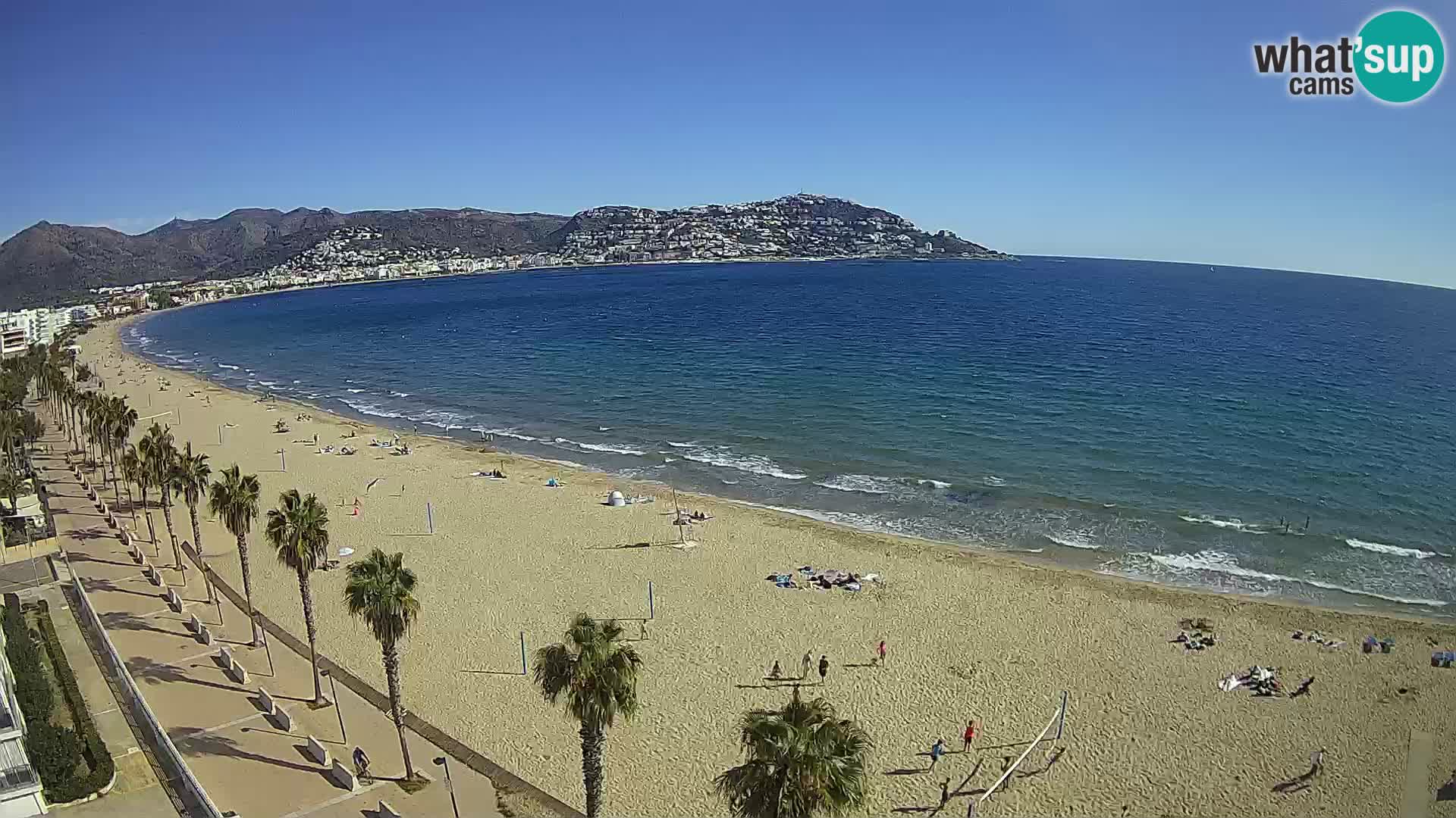 Live cam Roses  – Costa Brava spiaggia – Hotel MonteCarlo