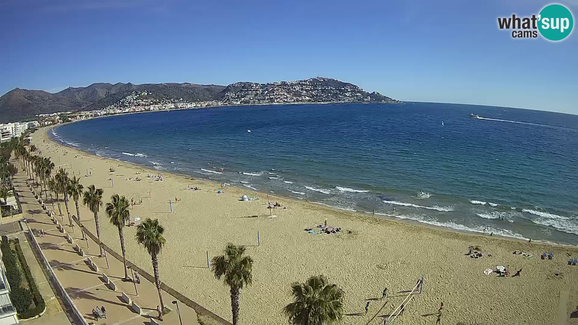 Live cam Roses  – Costa Brava spiaggia – Hotel MonteCarlo