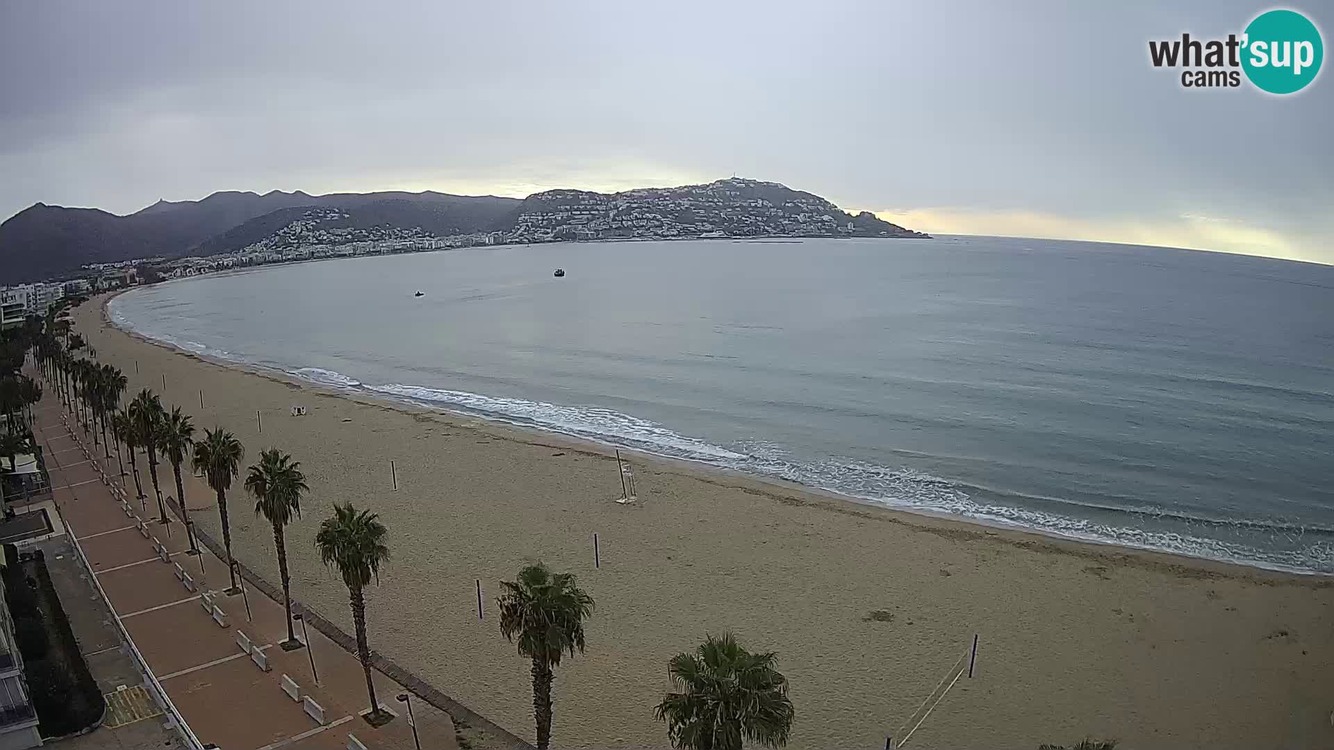 Webcam Costa Brava Roses Strand – Montecarlo Hotel livecam Spanien