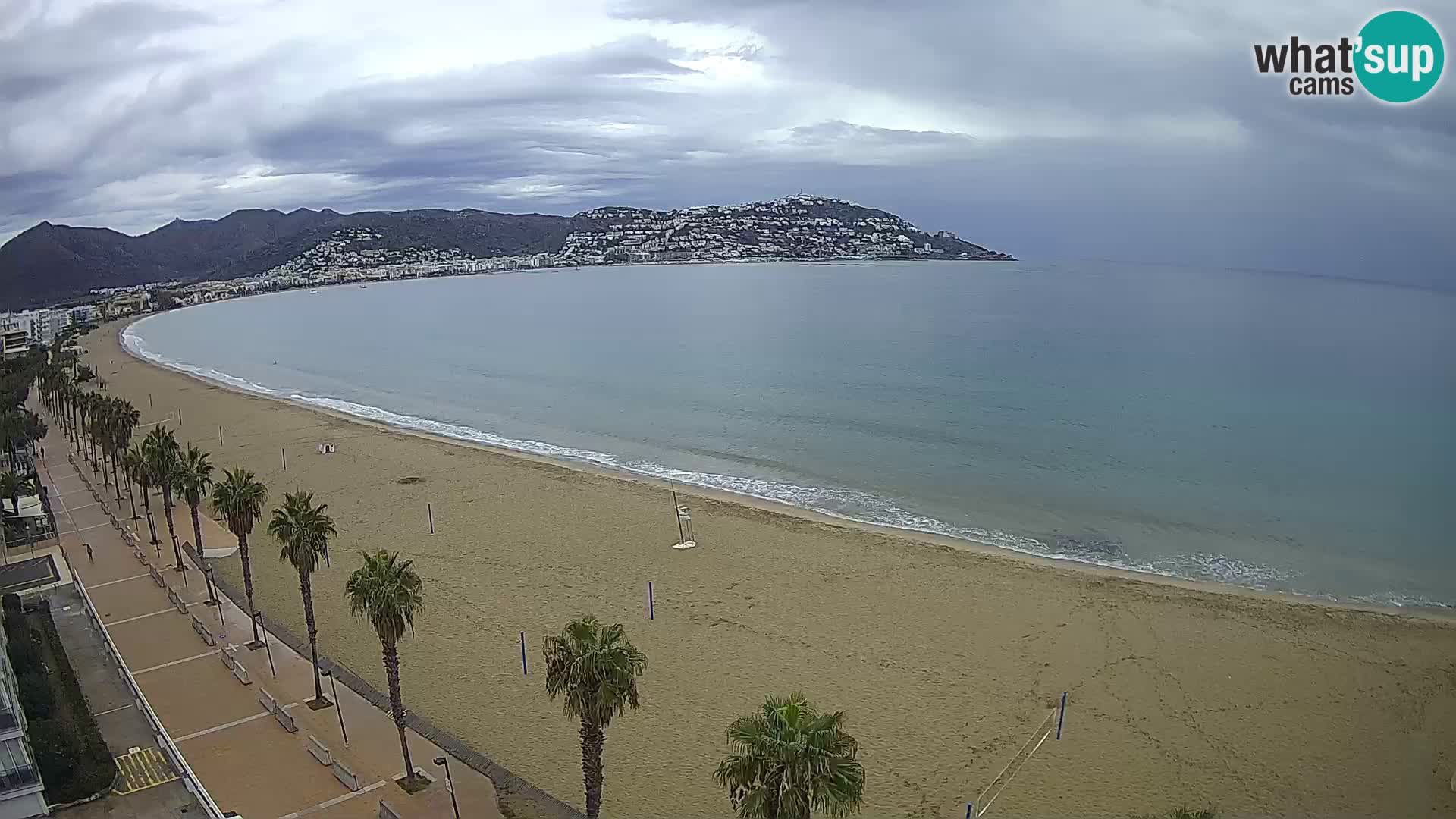 Webcam Costa Brava Roses Strand – Montecarlo Hotel livecam Spanien
