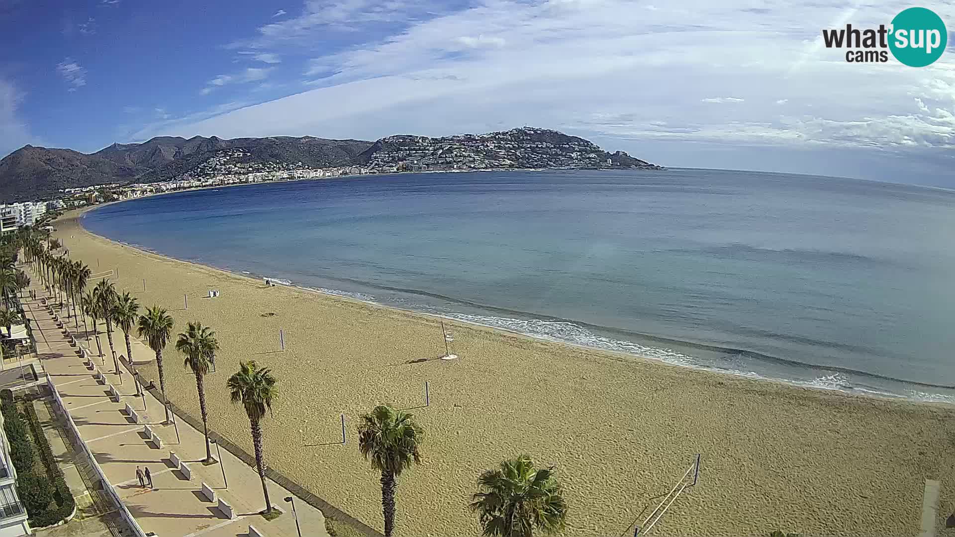Live cam Roses  – Costa Brava spiaggia – Hotel MonteCarlo