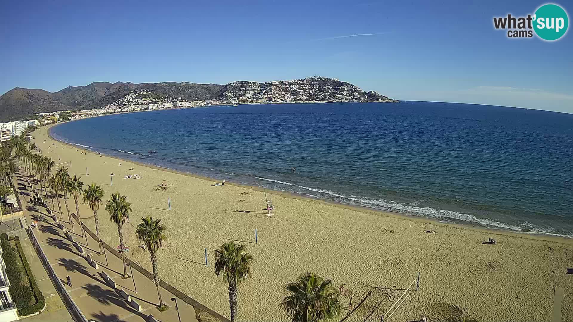 Roses camera en vivo playa Costa Brava- Hotel MonteCarlo