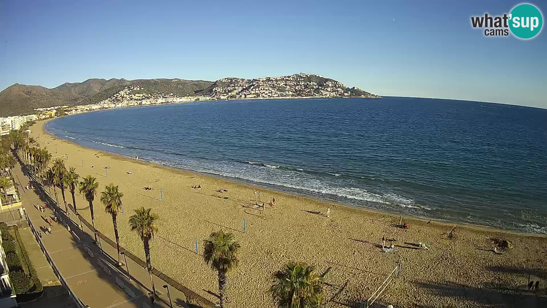 LIVEcam Roses plage Costa Brava – Hotel Montecarlo webcam Espagne