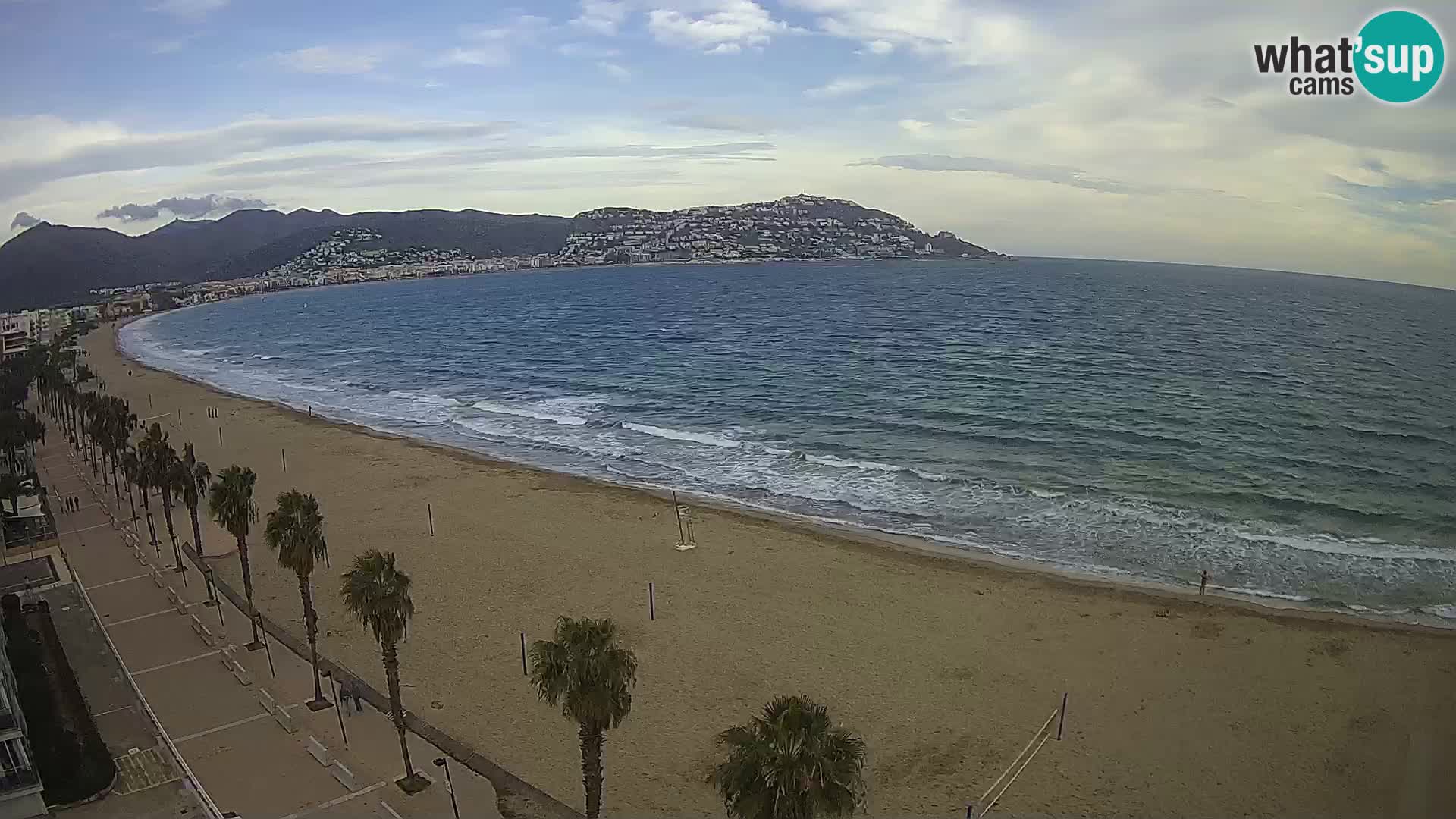 Webcam Costa Brava Roses Strand – Montecarlo Hotel livecam Spanien