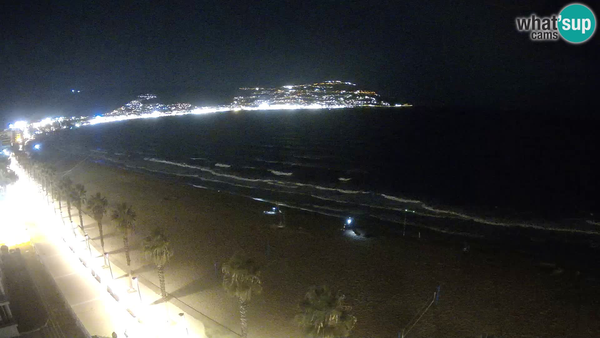 Webcam Costa Brava Roses Strand – Montecarlo Hotel livecam Spanien