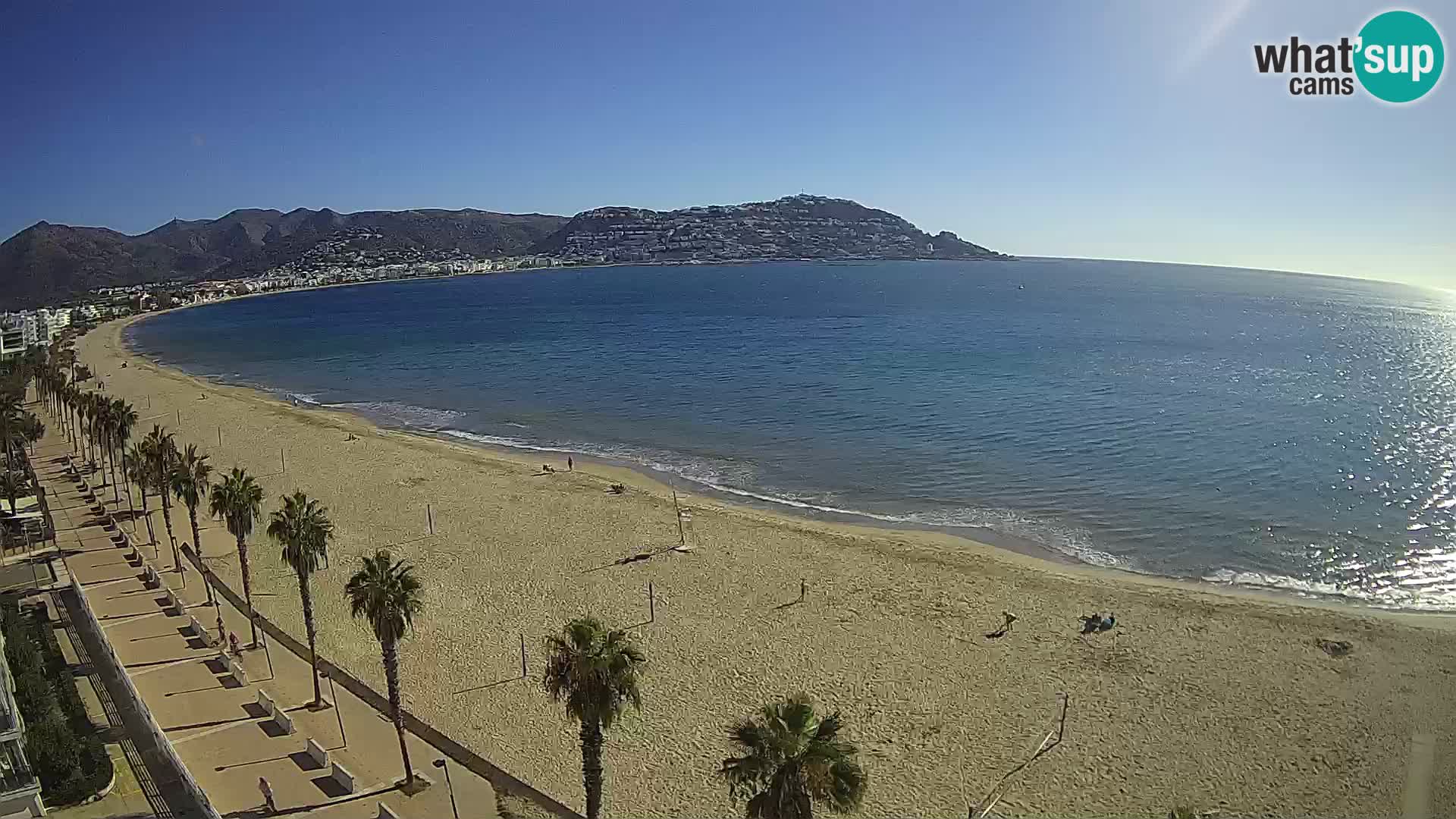 Webcam Costa Brava Roses Strand – Montecarlo Hotel livecam Spanien