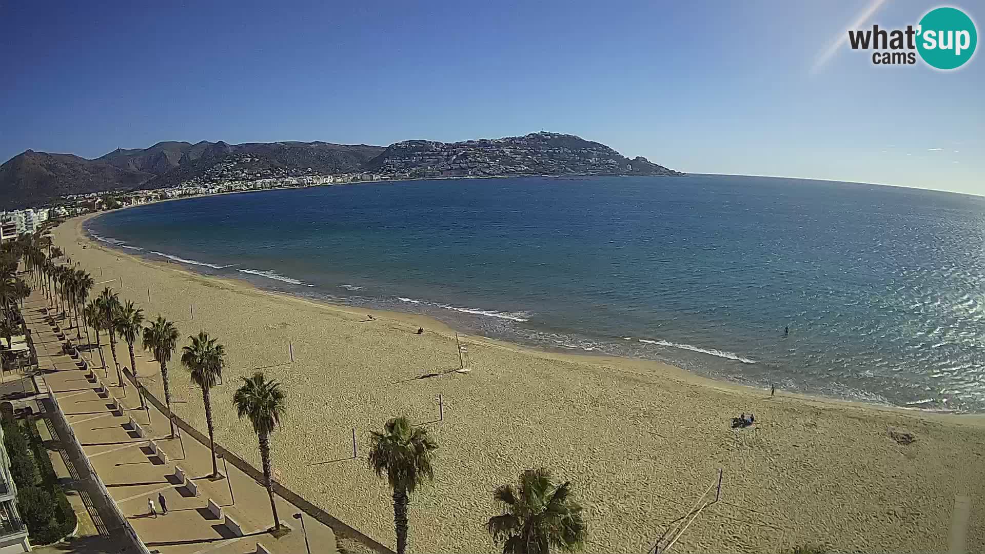 Webcam Costa Brava Roses Strand – Montecarlo Hotel livecam Spanien