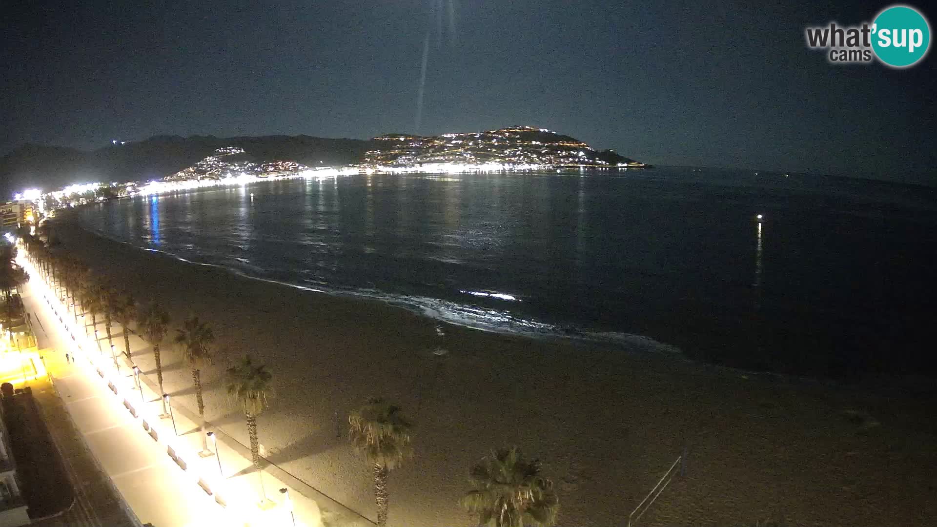 LIVEcam Roses plage Costa Brava – Hotel Montecarlo webcam Espagne