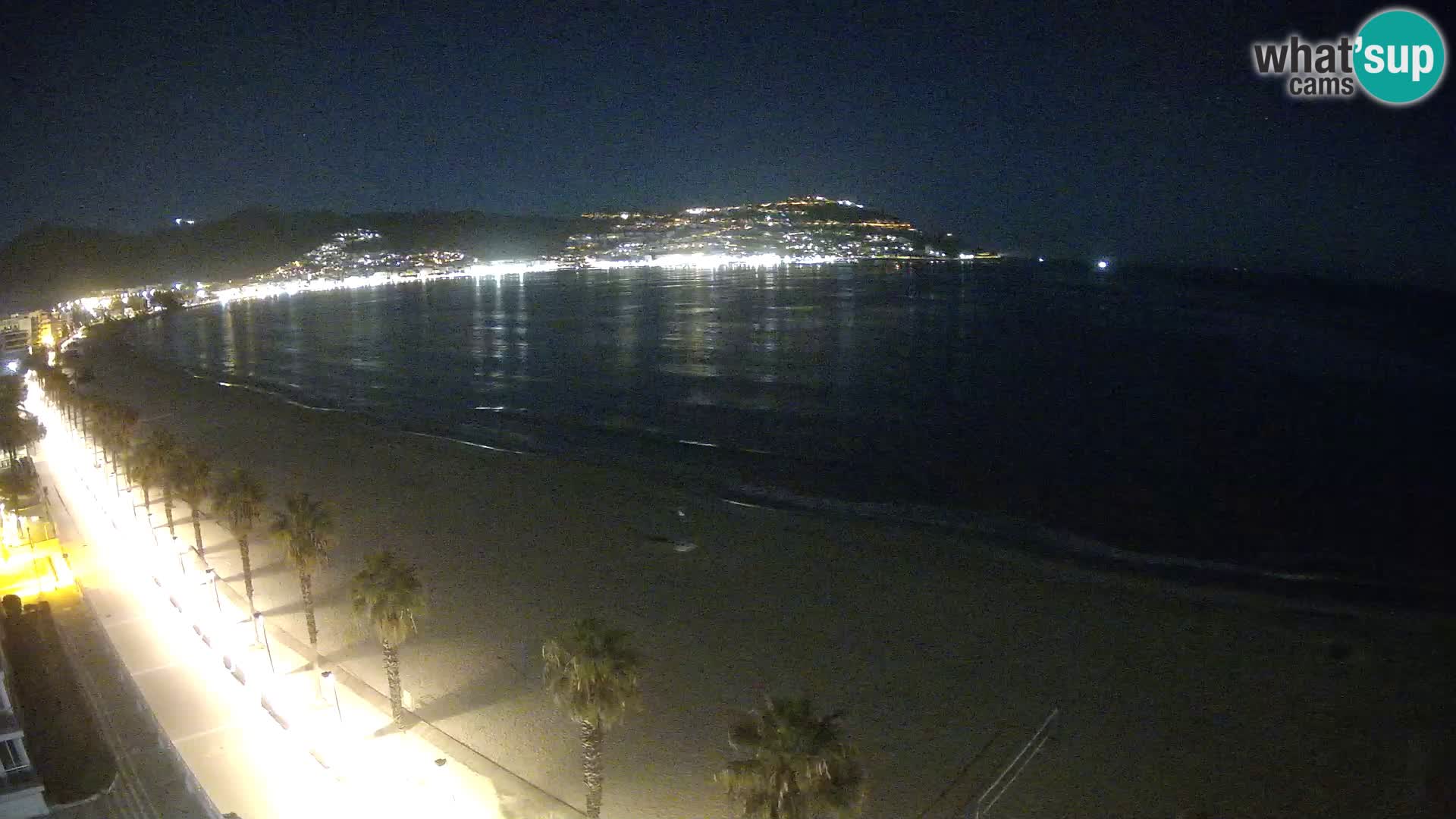 LIVEcam Roses plage Costa Brava – Hotel Montecarlo webcam Espagne