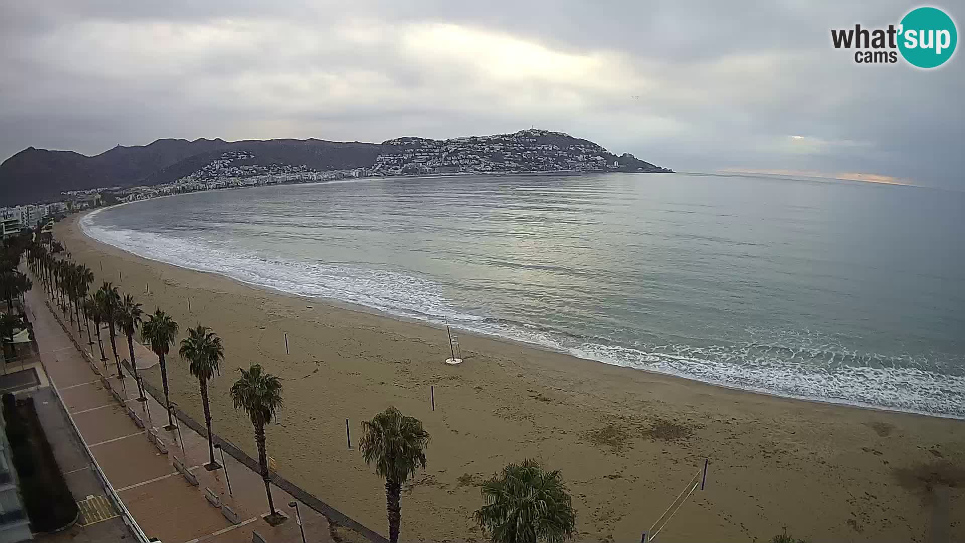 Live cam Roses  – Costa Brava spiaggia – Hotel MonteCarlo