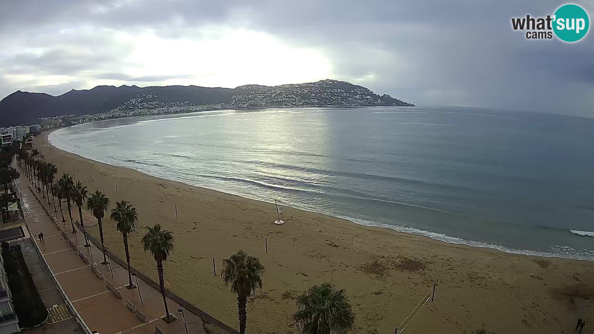 Webcam Costa Brava Roses Strand – Montecarlo Hotel livecam Spanien