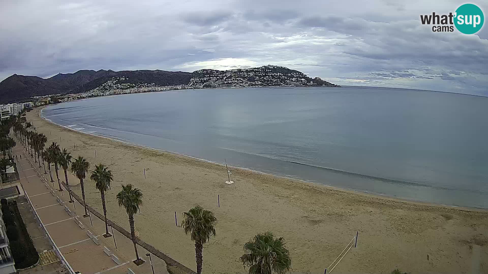 Webcam Costa Brava Roses Strand – Montecarlo Hotel livecam Spanien