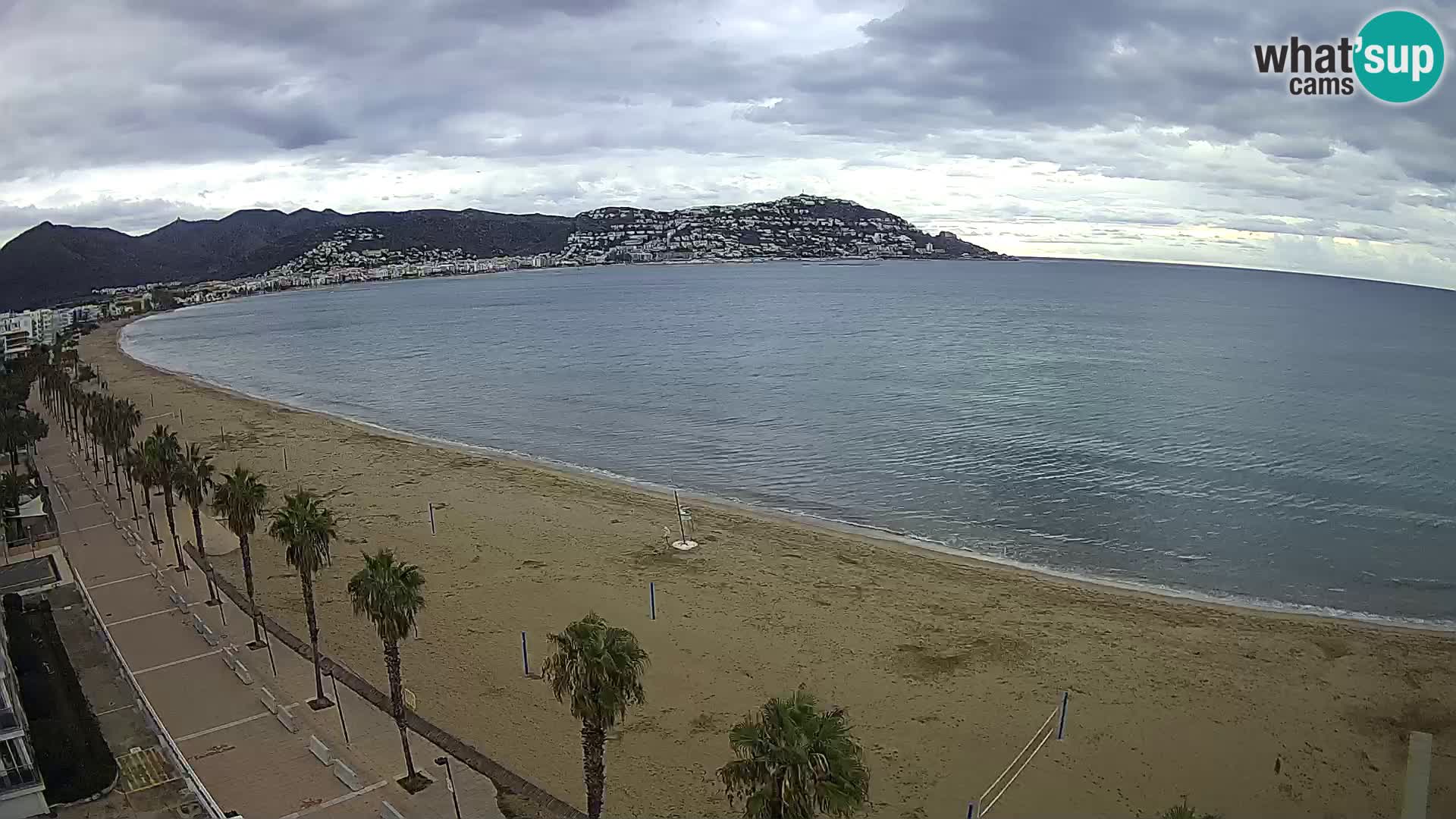 Webcam Costa Brava Roses Strand – Montecarlo Hotel livecam Spanien