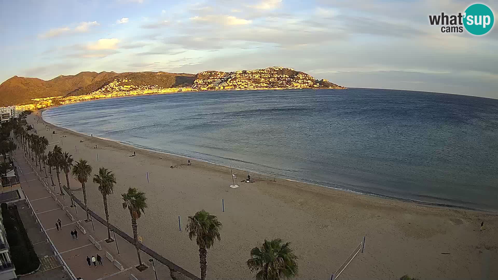 LIVEcam Roses plage Costa Brava – Hotel Montecarlo webcam Espagne