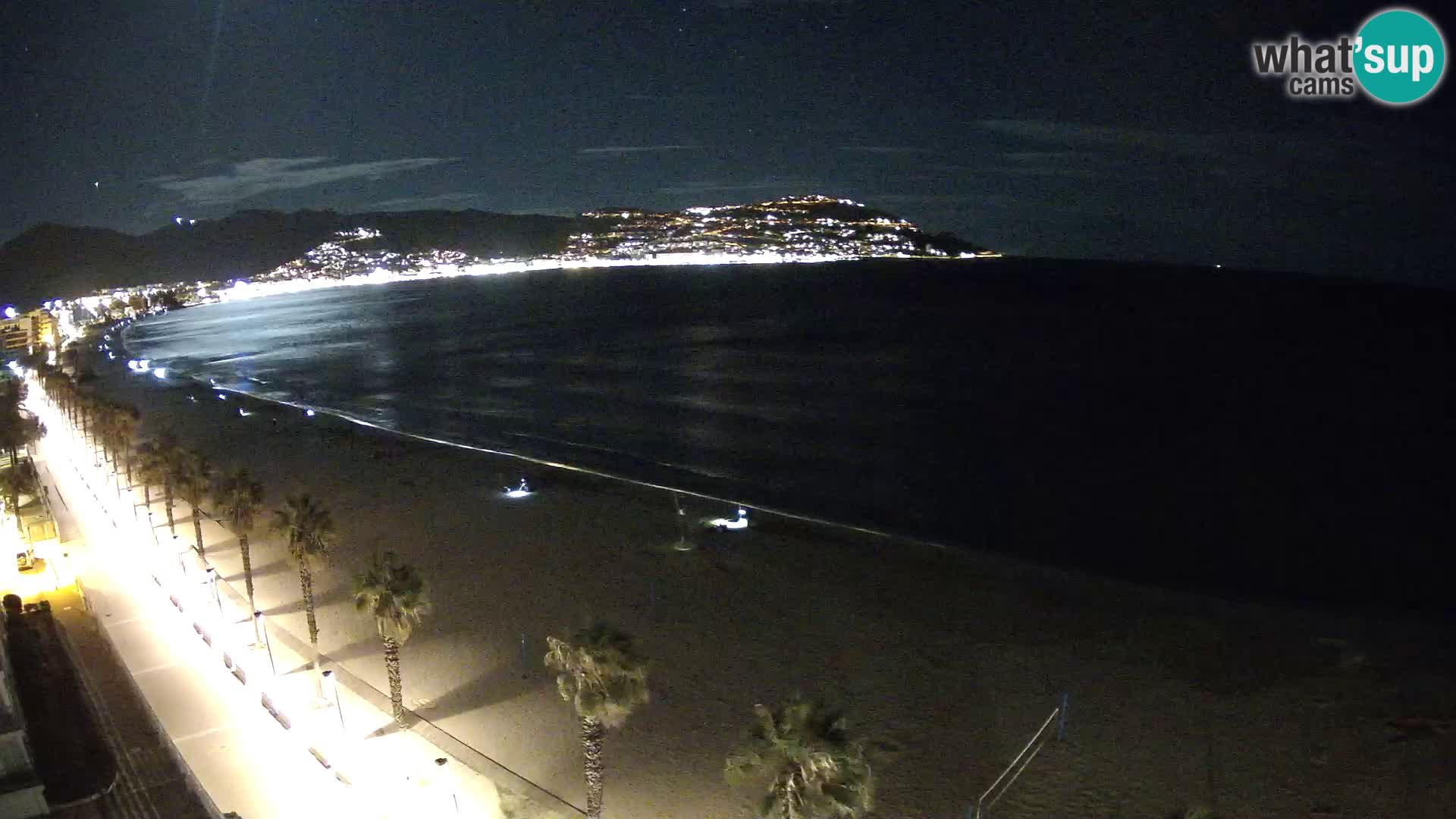 LIVEcam Roses plage Costa Brava – Hotel Montecarlo webcam Espagne