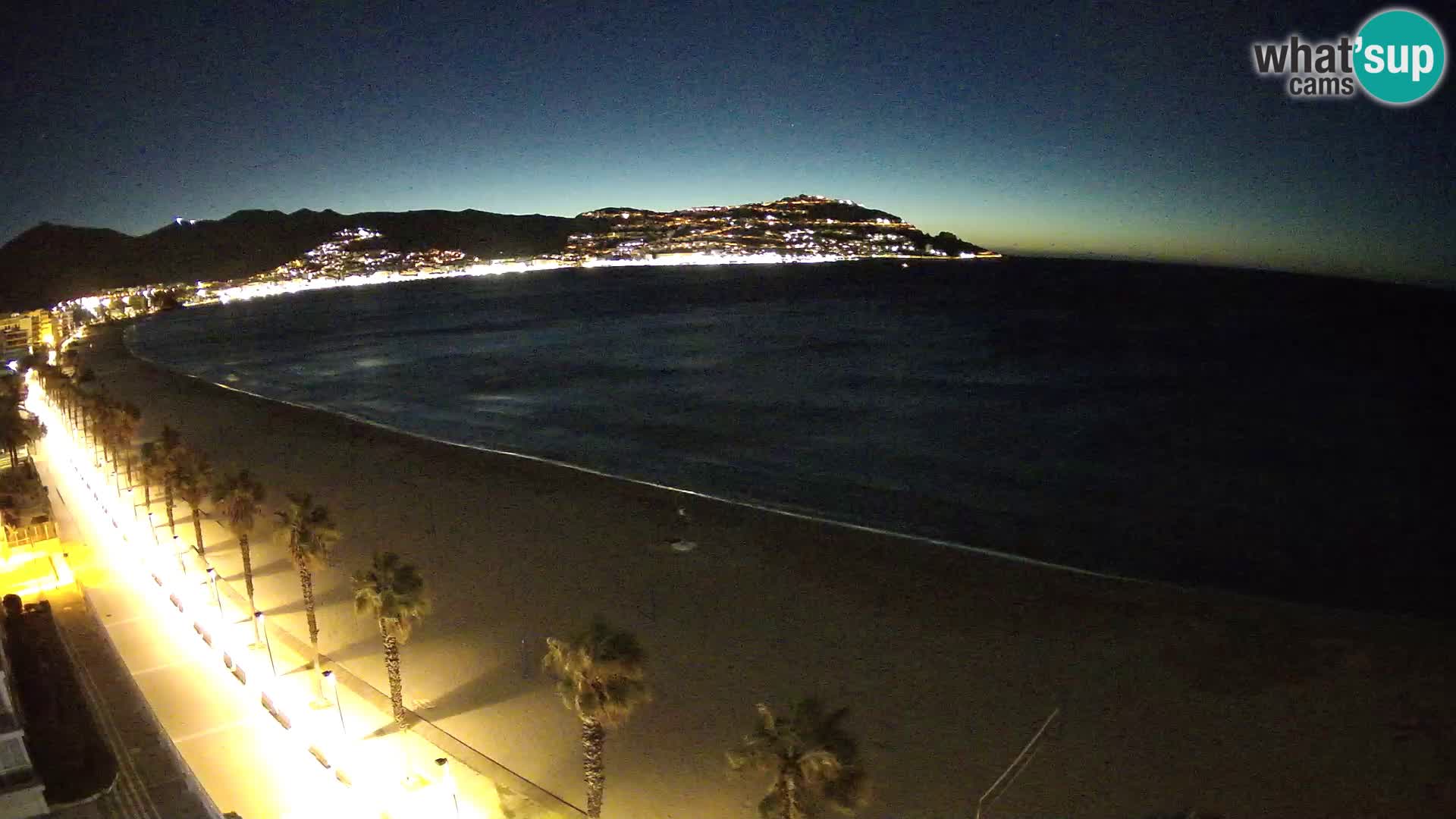 Webcam Costa Brava Roses Strand – Montecarlo Hotel livecam Spanien