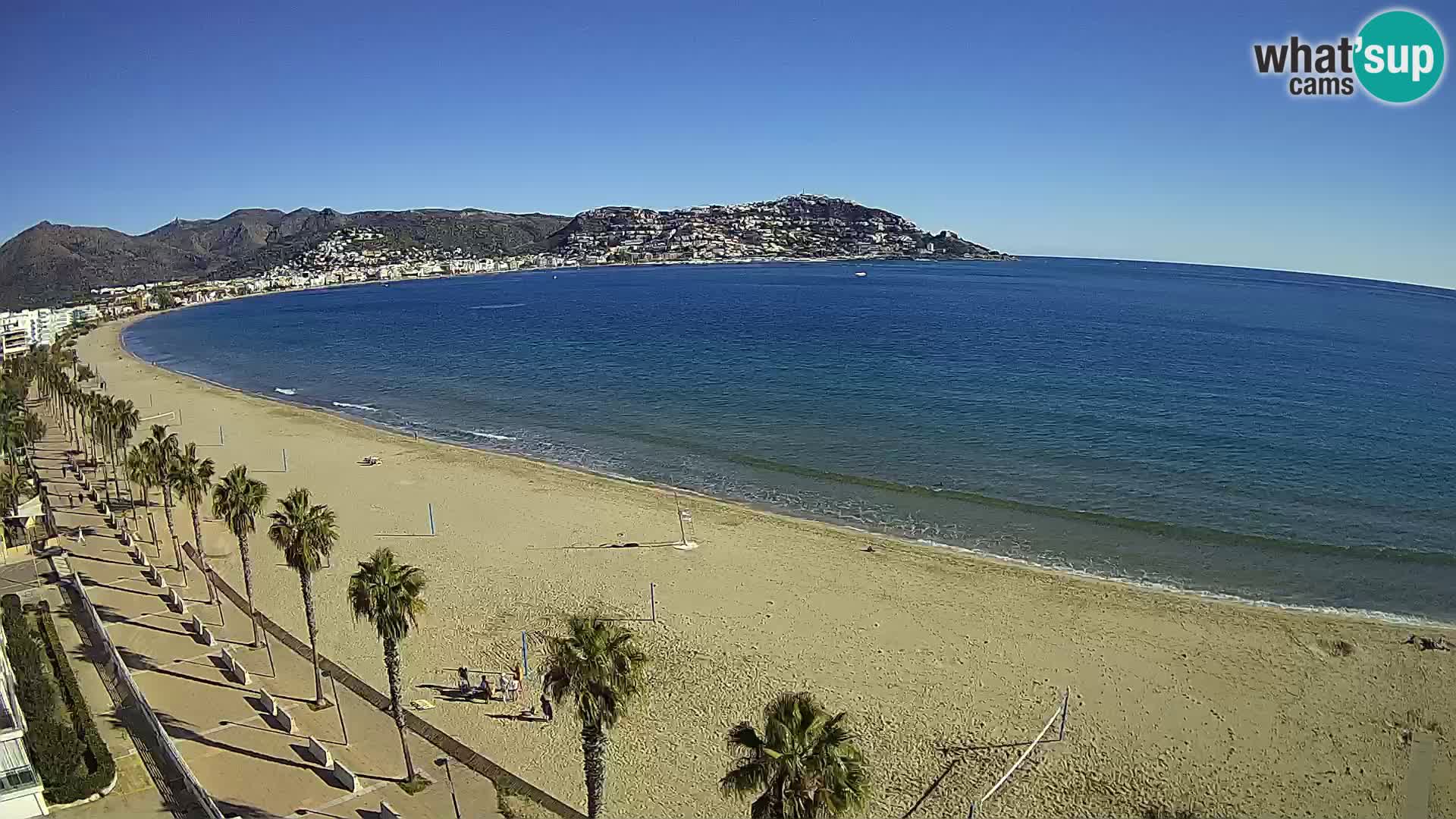 Webcam Costa Brava Roses Strand – Montecarlo Hotel livecam Spanien