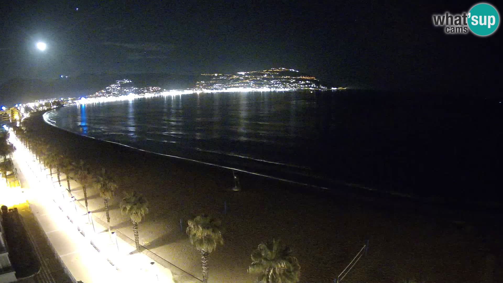 Webcam Costa Brava Roses Strand – Montecarlo Hotel livecam Spanien