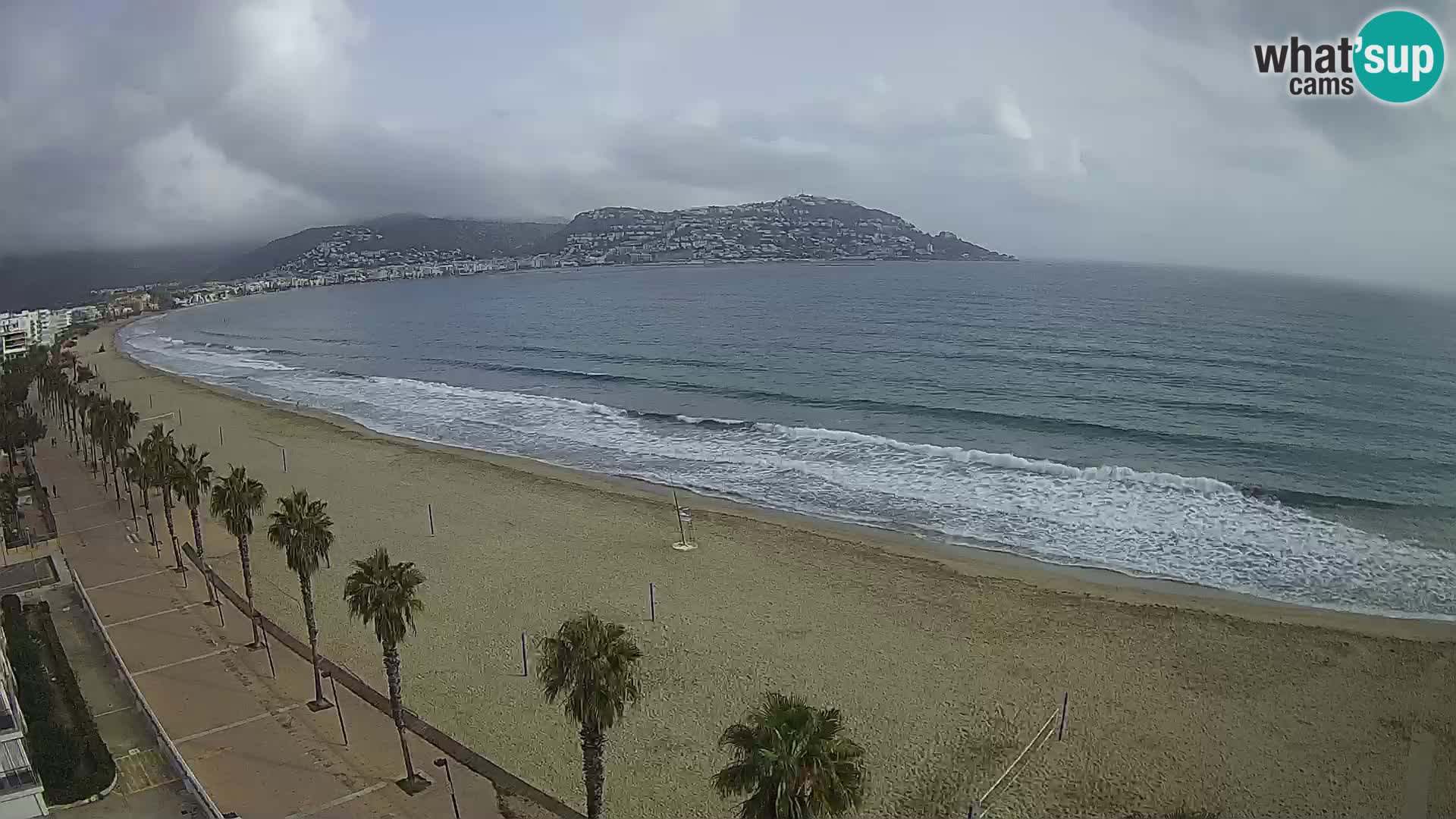 LIVEcam Roses plage Costa Brava – Hotel Montecarlo webcam Espagne