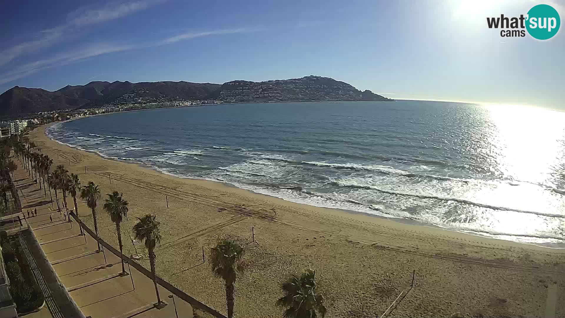 LIVEcam Roses plage Costa Brava – Hotel Montecarlo webcam Espagne