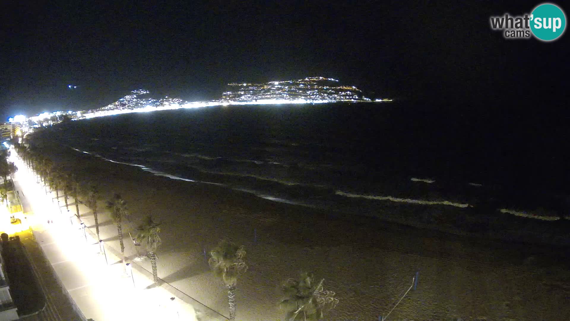 Webcam Costa Brava Roses Strand – Montecarlo Hotel livecam Spanien