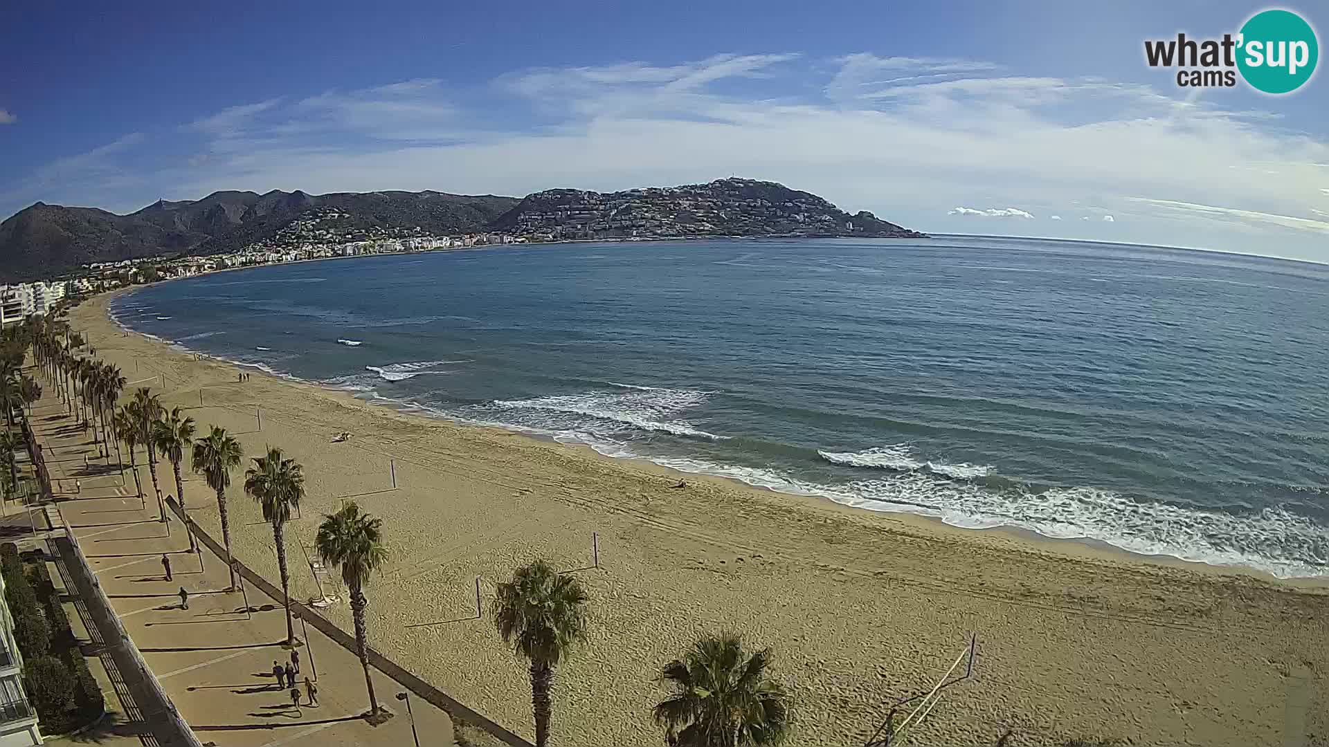 Webcam Costa Brava Roses Strand – Montecarlo Hotel livecam Spanien