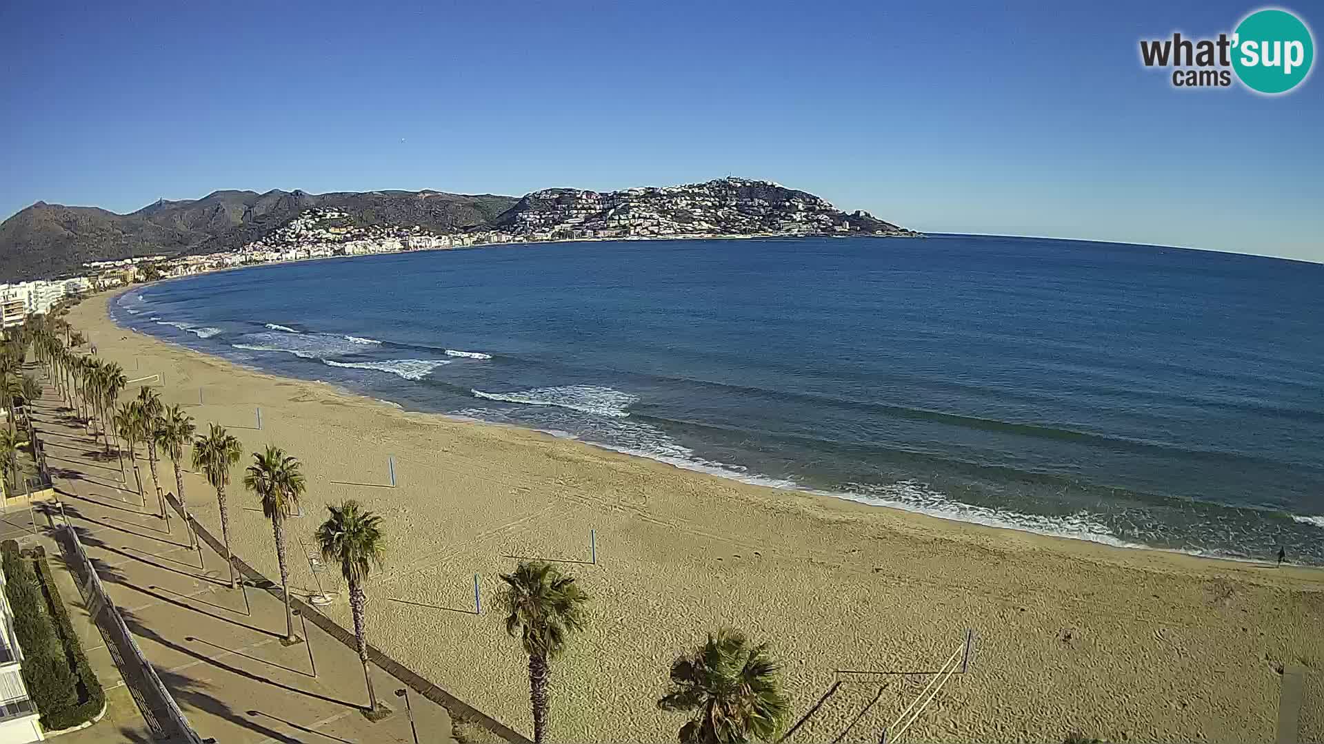 Roses camera en vivo playa Costa Brava- Hotel MonteCarlo