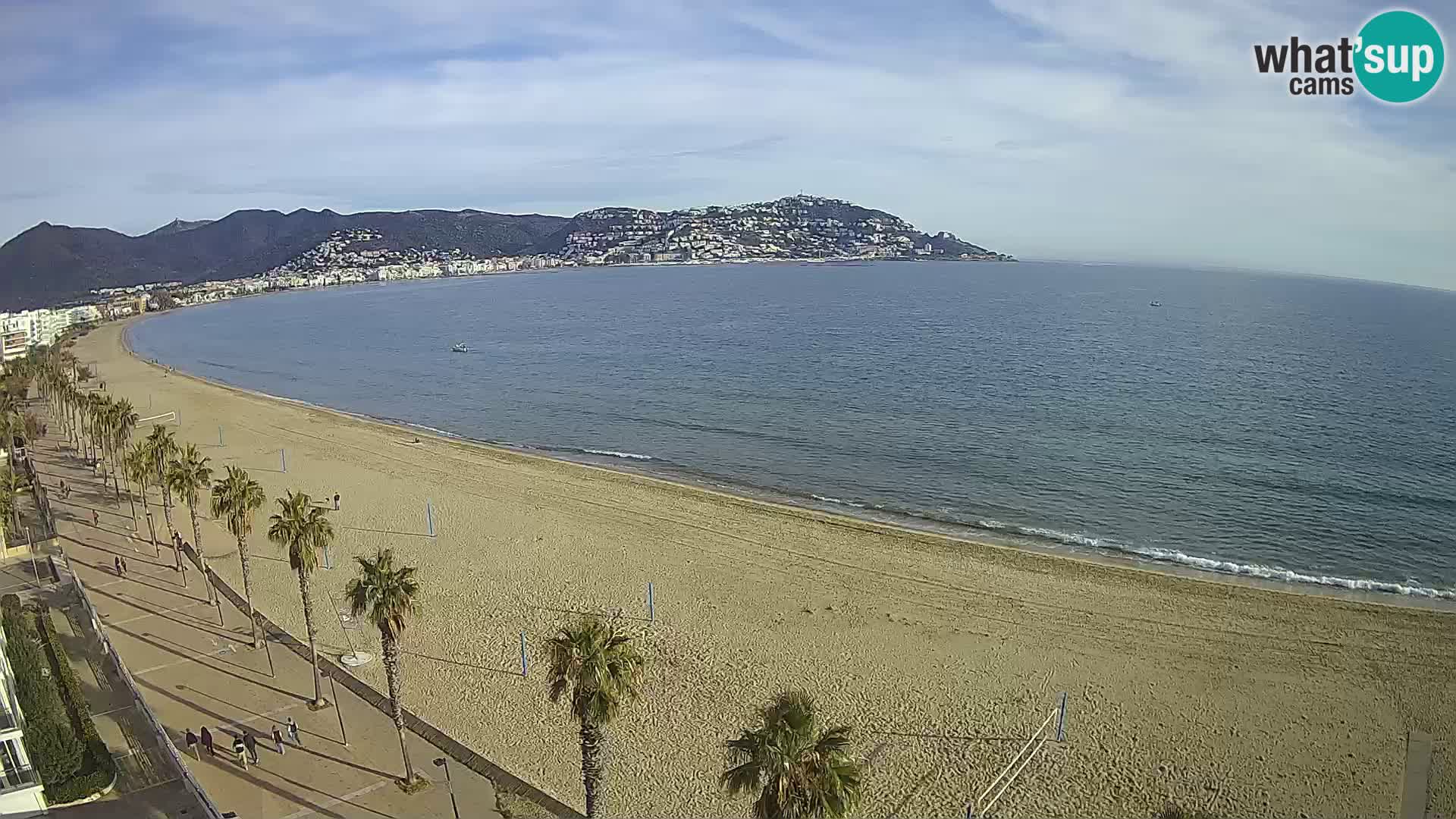 LIVEcam Roses plage Costa Brava – Hotel Montecarlo webcam Espagne