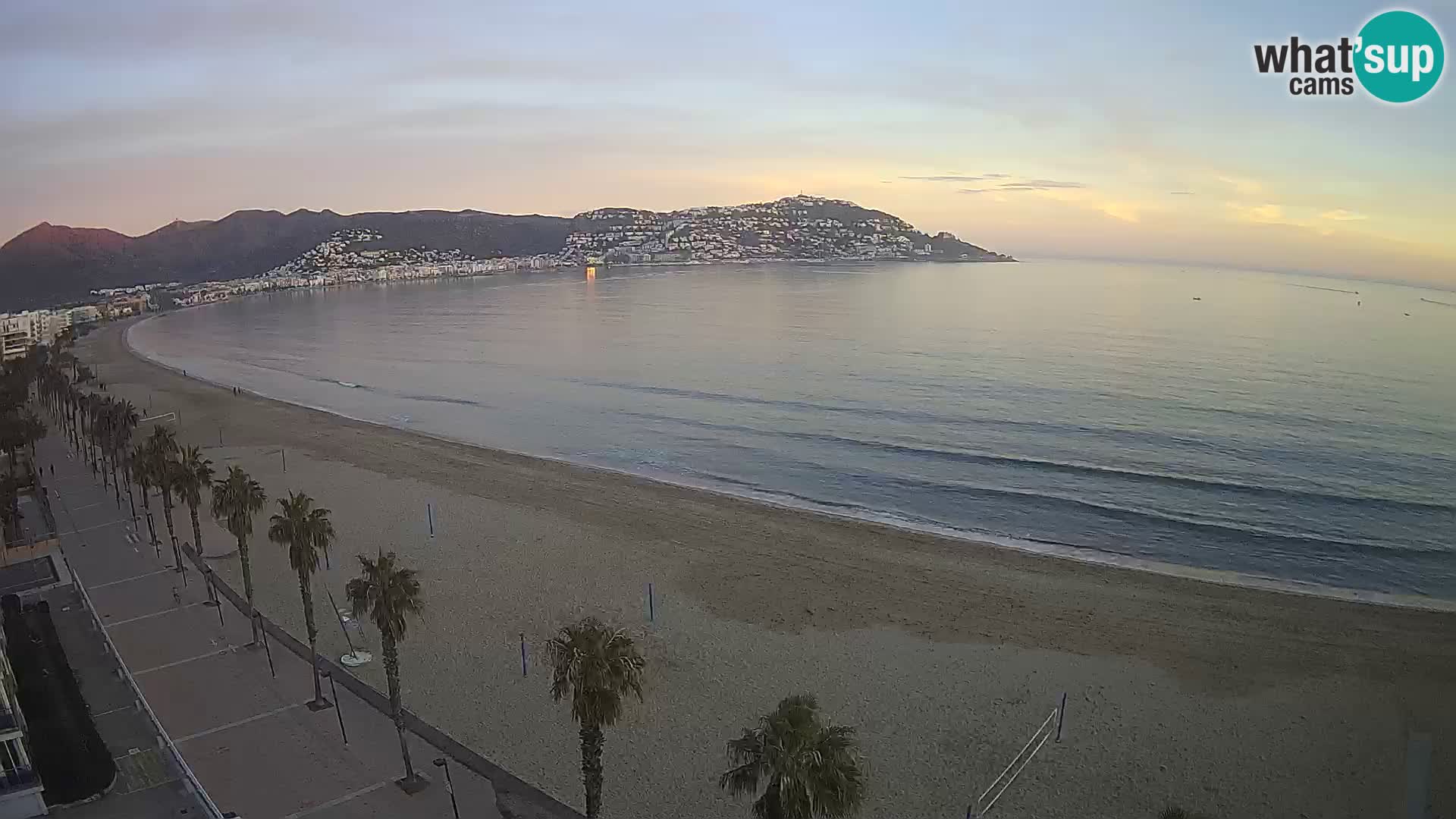 Webcam Costa Brava Roses Strand – Montecarlo Hotel livecam Spanien