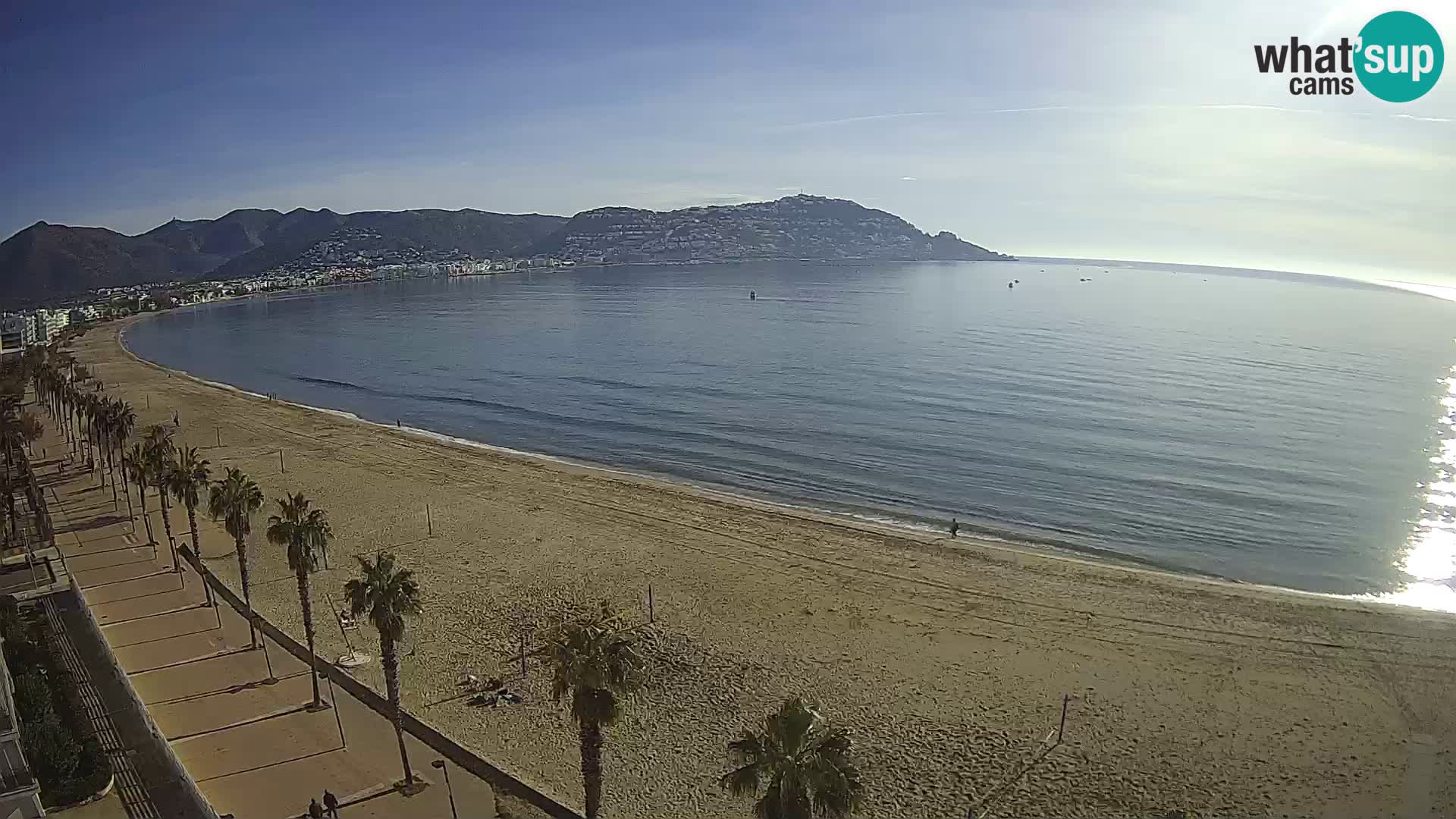 Webcam Costa Brava Roses Strand – Montecarlo Hotel livecam Spanien