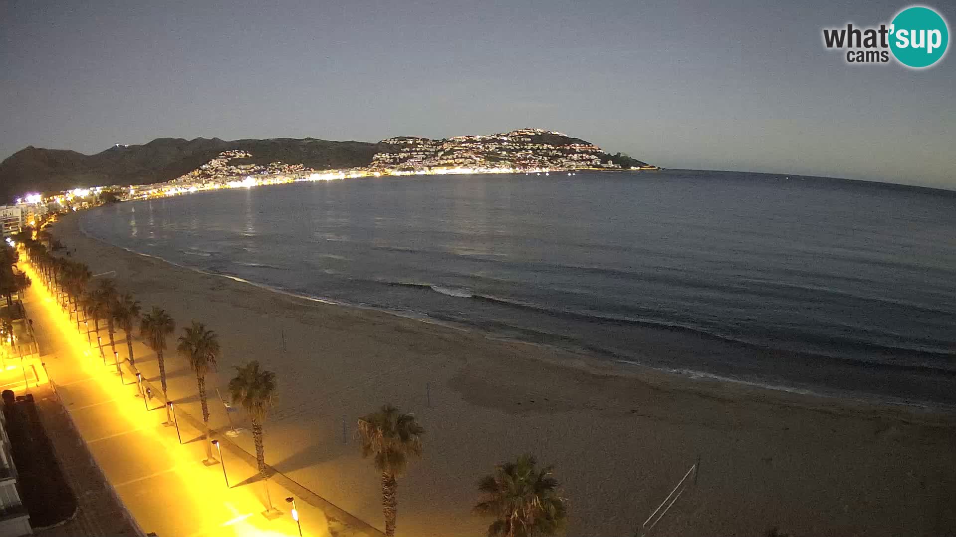 Webcam Costa Brava Roses Strand – Montecarlo Hotel livecam Spanien