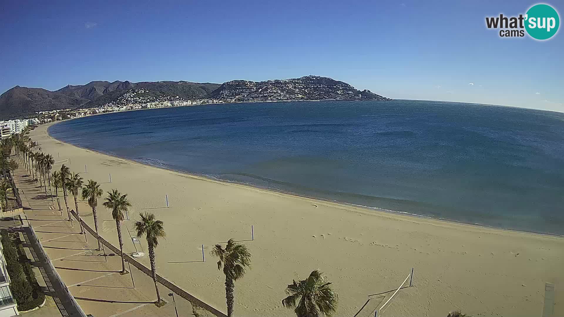 Live cam Roses – Costa Brava spiaggia – Hotel MonteCarlo