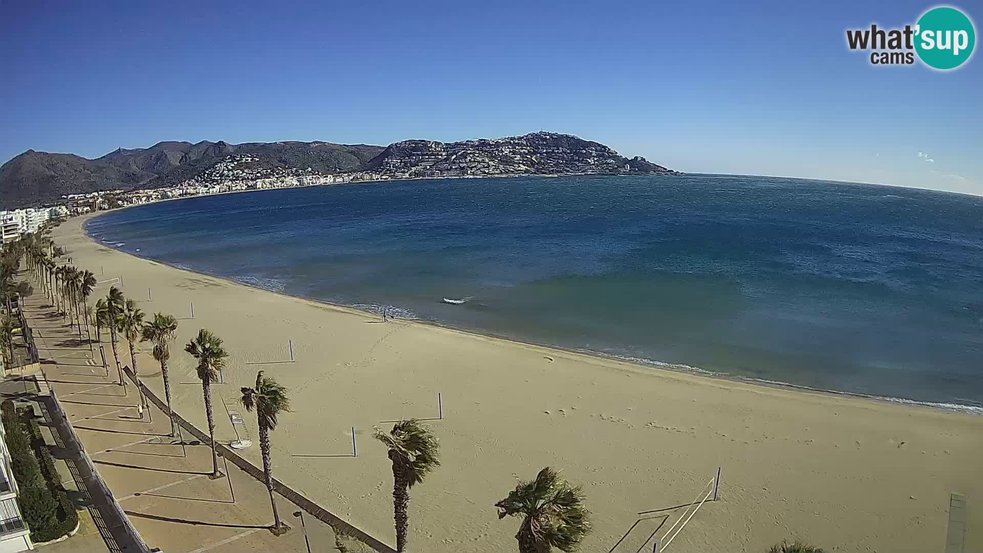 Live cam Roses  – Costa Brava spiaggia – Hotel MonteCarlo