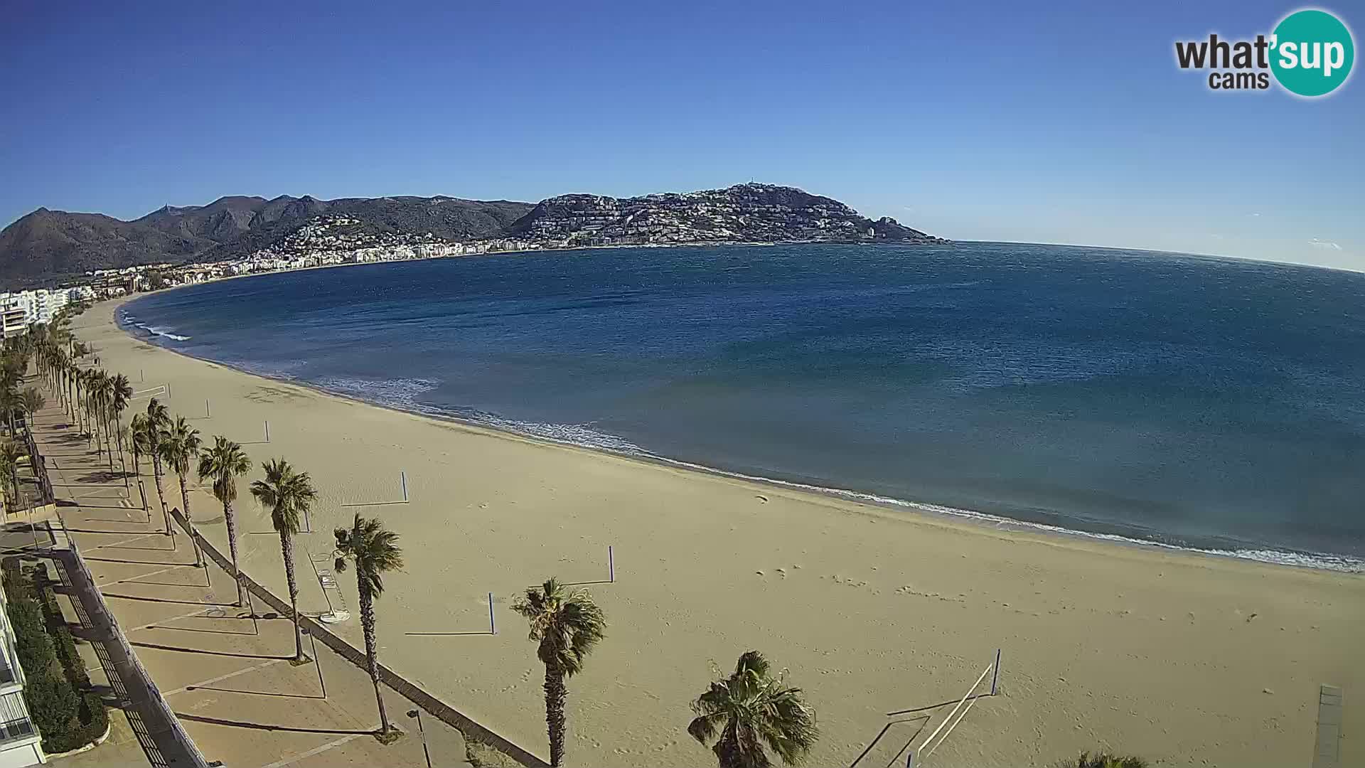 Live cam Roses  – Costa Brava spiaggia – Hotel MonteCarlo