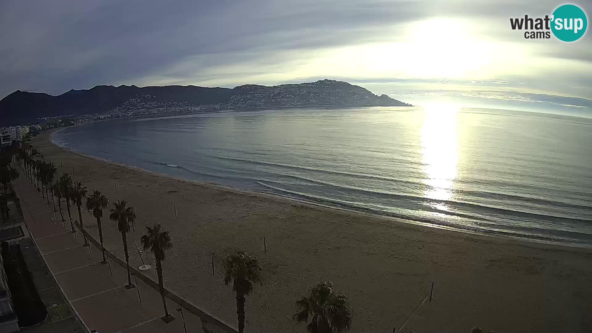 LIVEcam Roses plage Costa Brava – Hotel Montecarlo webcam Espagne