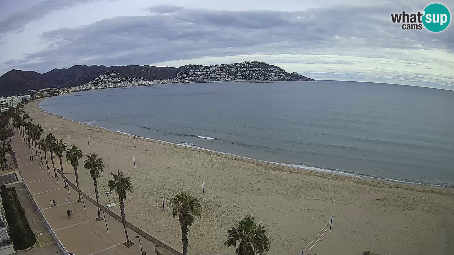 LIVEcam Roses plage Costa Brava – Hotel Montecarlo webcam Espagne