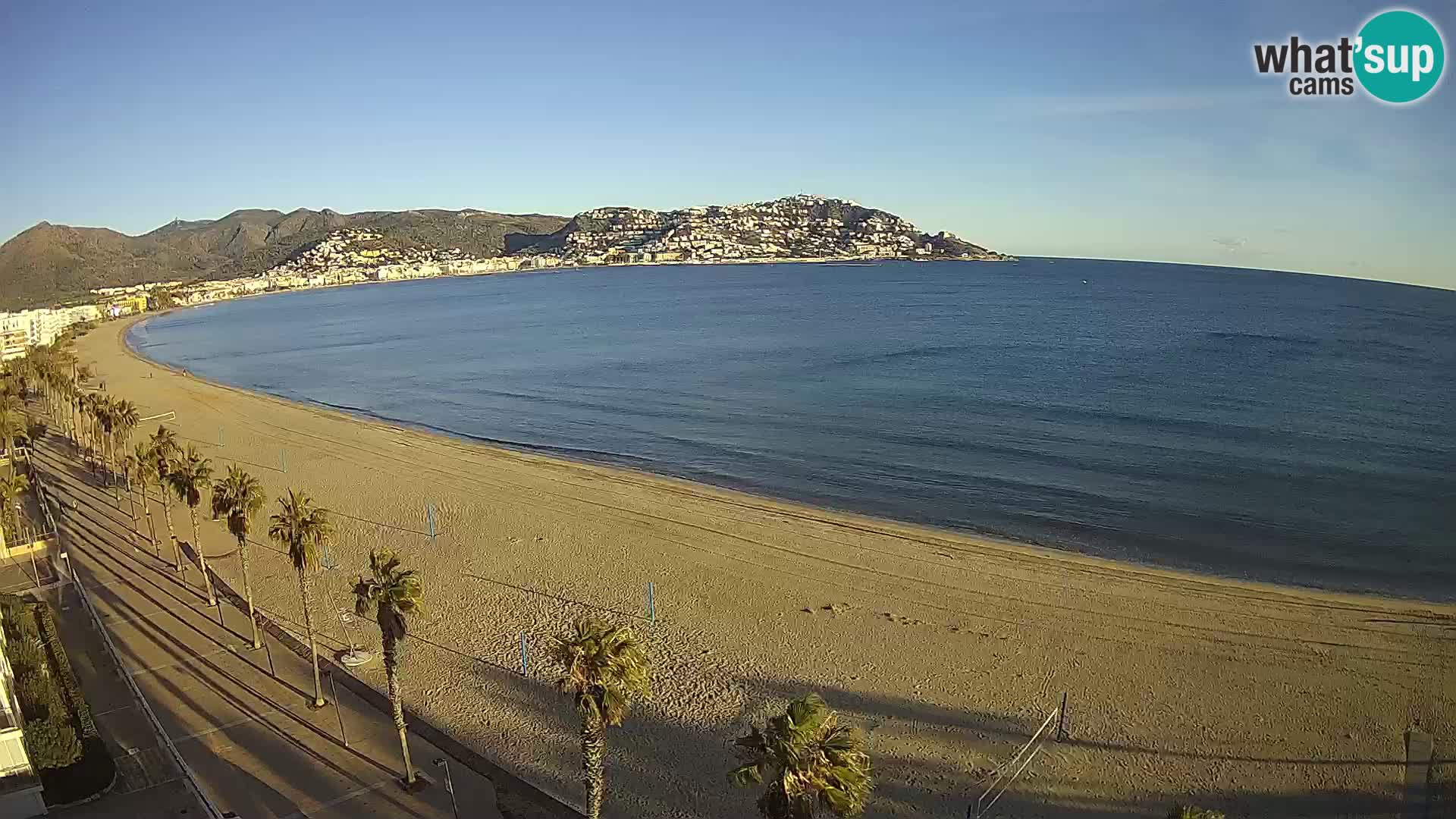 Live cam Roses  – Costa Brava spiaggia – Hotel MonteCarlo