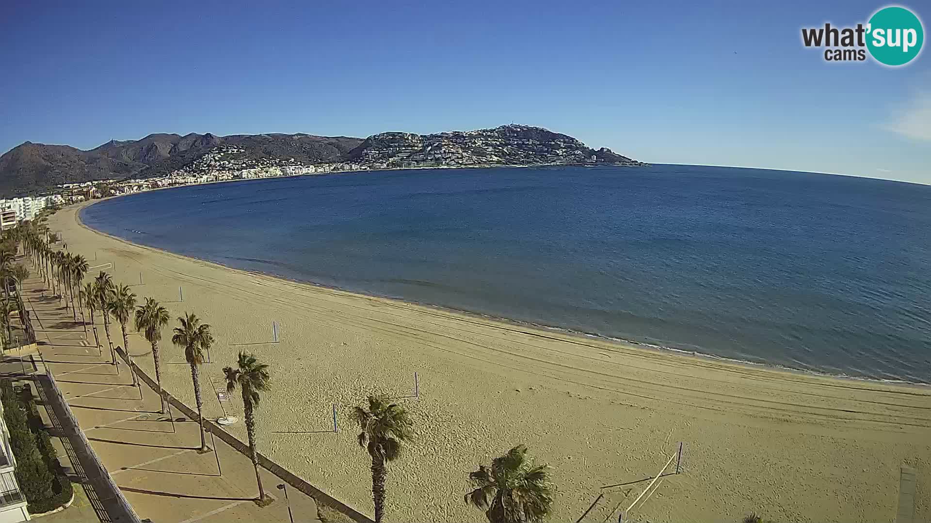 Live cam Roses – Costa Brava spiaggia – Hotel MonteCarlo