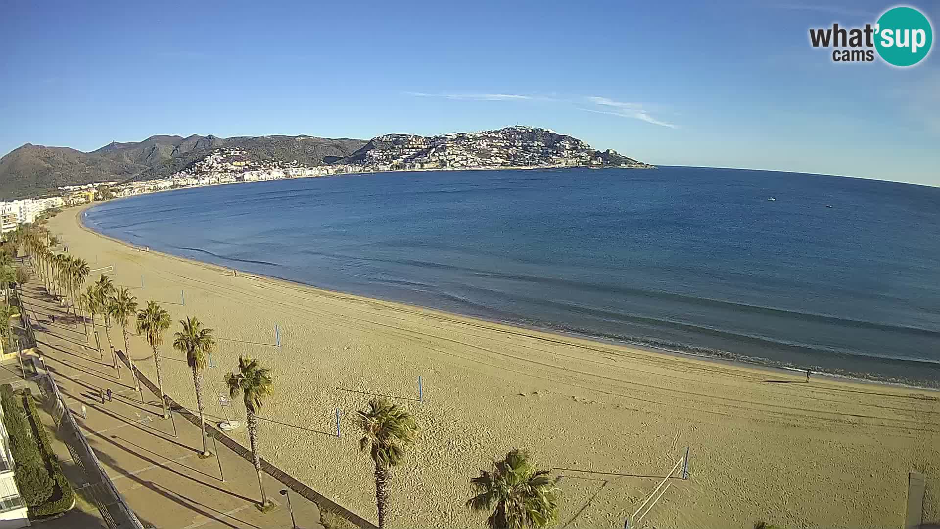 Live cam Roses  – Costa Brava spiaggia – Hotel MonteCarlo