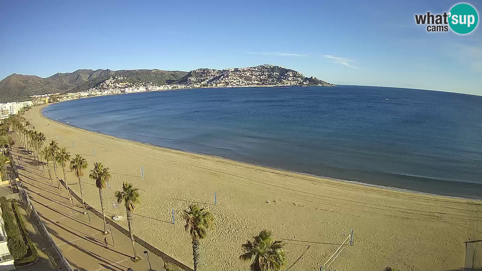 Live cam Roses  – Costa Brava spiaggia – Hotel MonteCarlo