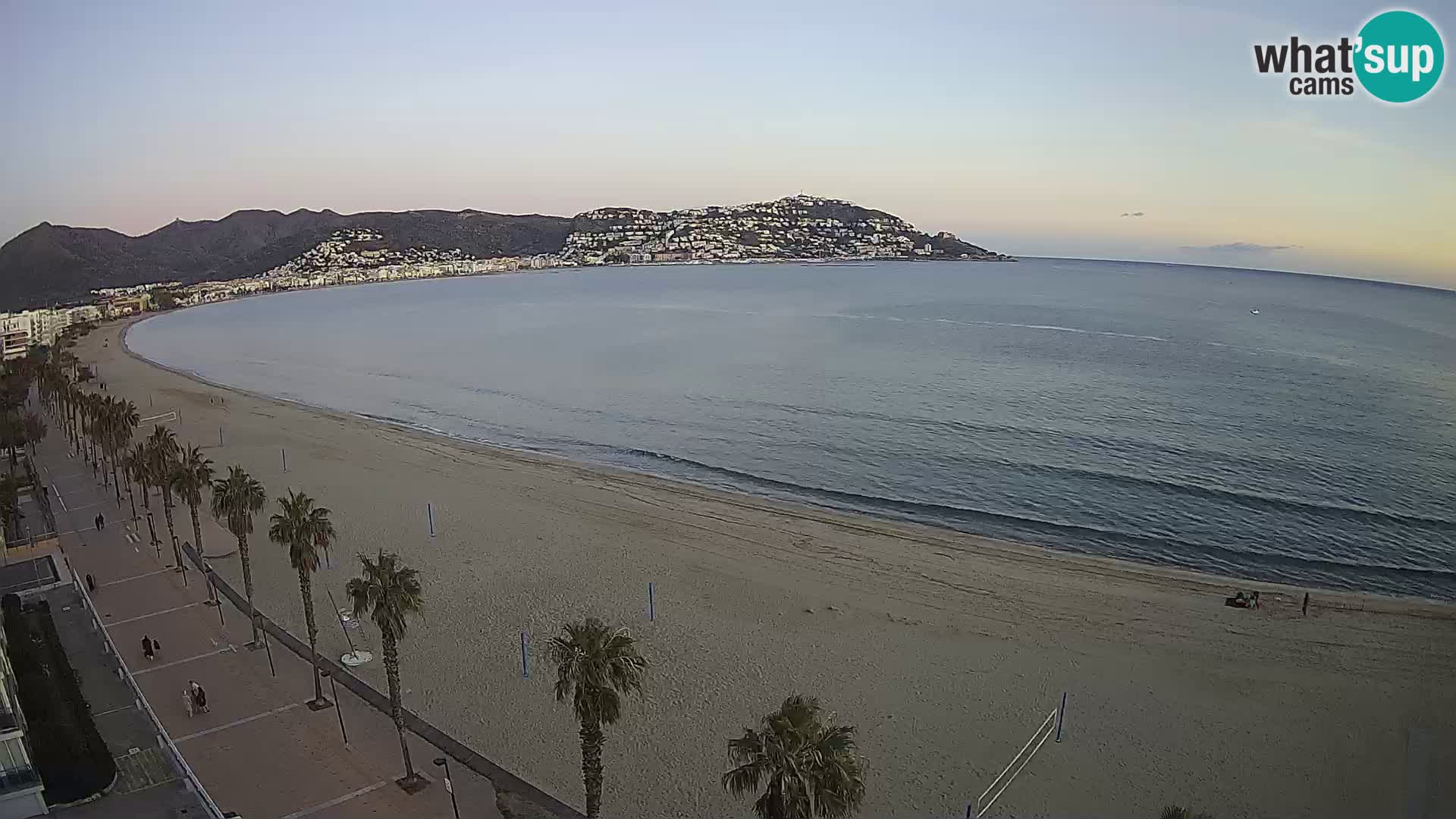 Webcam Costa Brava Roses Strand – Montecarlo Hotel livecam Spanien