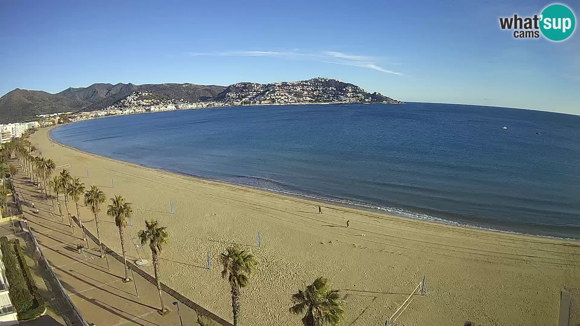 LIVEcam Roses plage Costa Brava – Hotel Montecarlo webcam Espagne