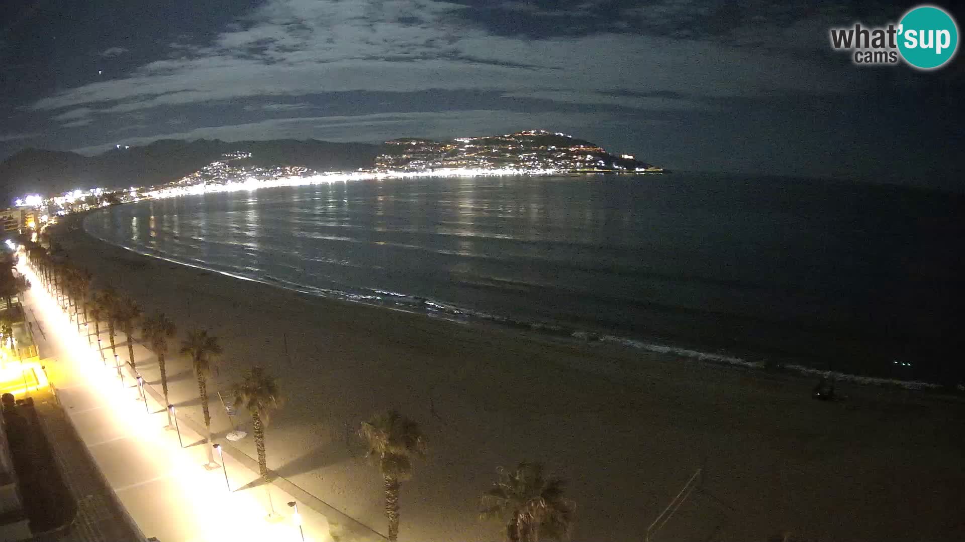 Webcam Costa Brava Roses Strand – Montecarlo Hotel livecam Spanien