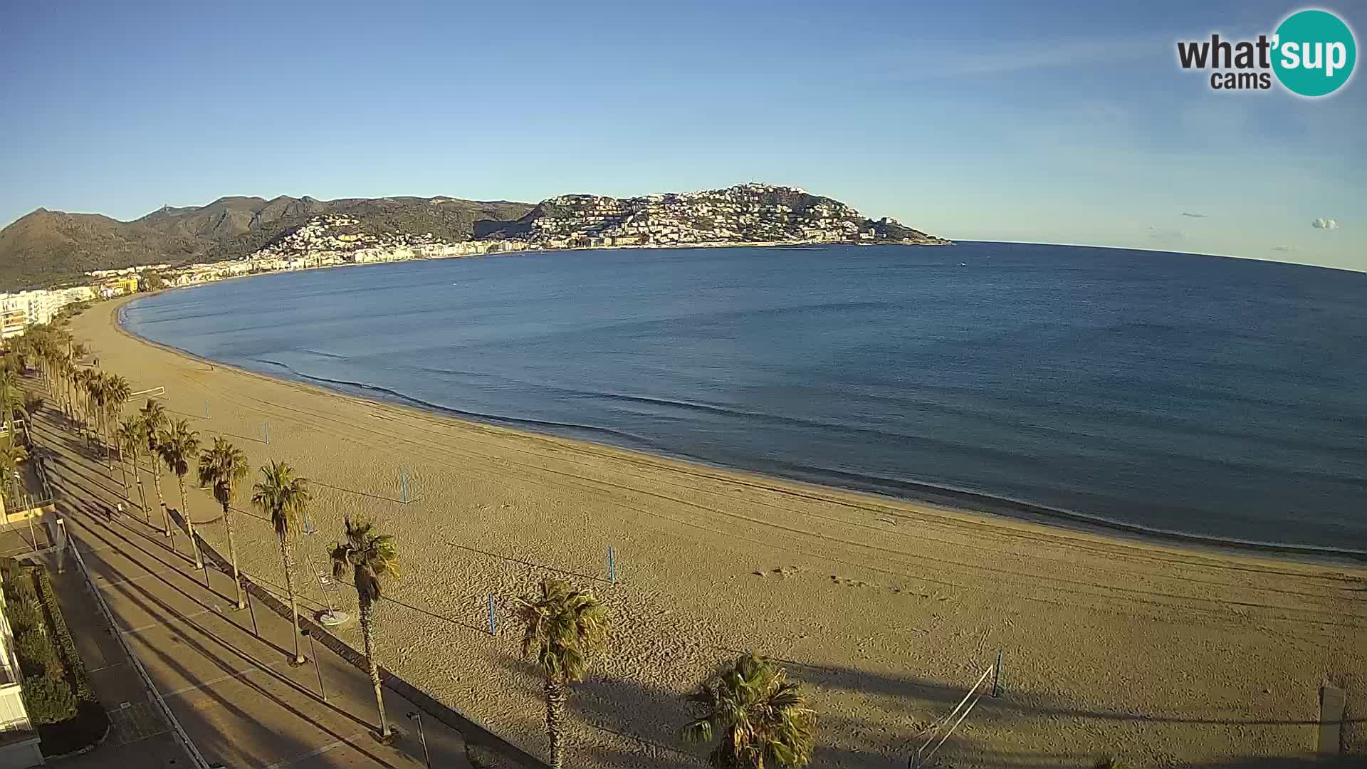 Live cam Roses  – Costa Brava spiaggia – Hotel MonteCarlo