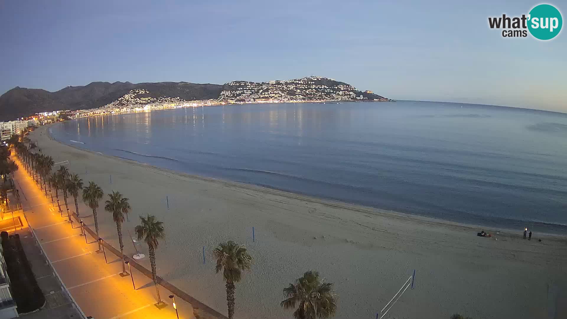Webcam Costa Brava Roses Strand – Montecarlo Hotel livecam Spanien