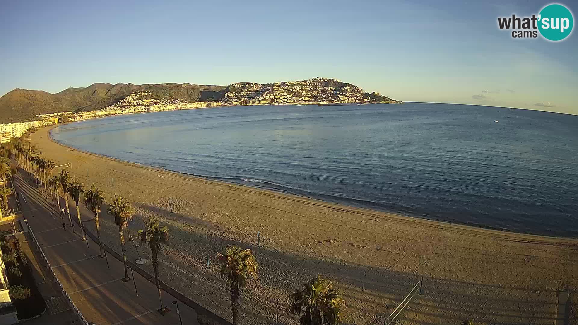 Webcam Costa Brava Roses Strand – Montecarlo Hotel livecam Spanien